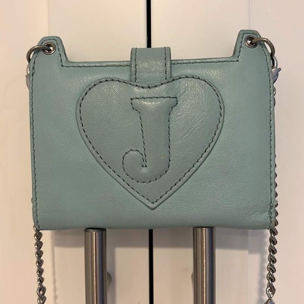 Vintage Juicy Couture Leather Wallet On Chain